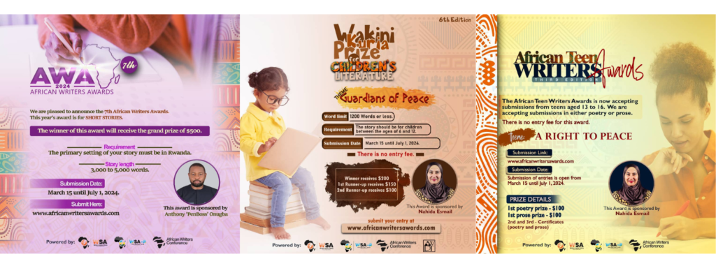 Submit to African Writers Awards 2024